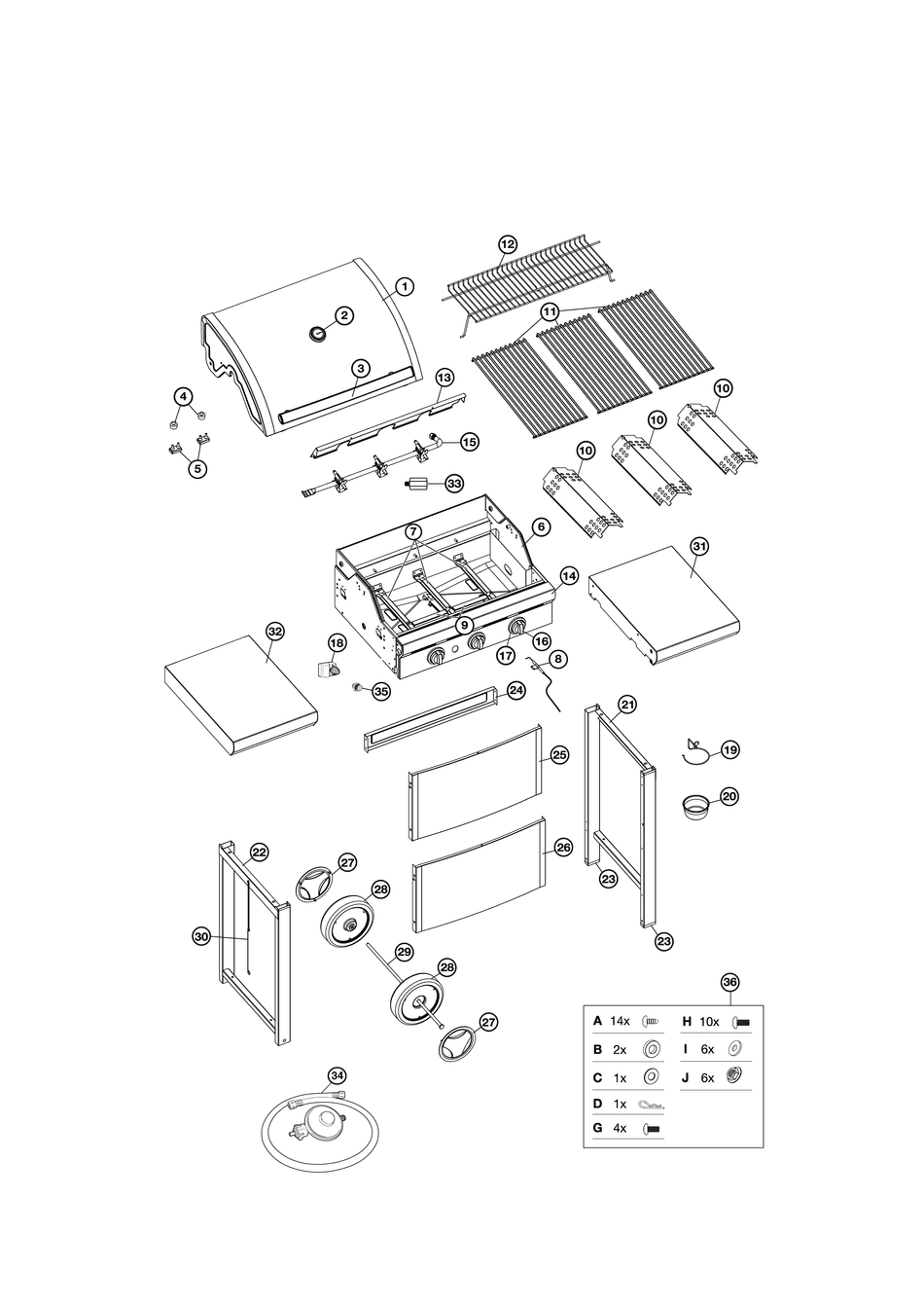 Spare parts Spring 300 Cream